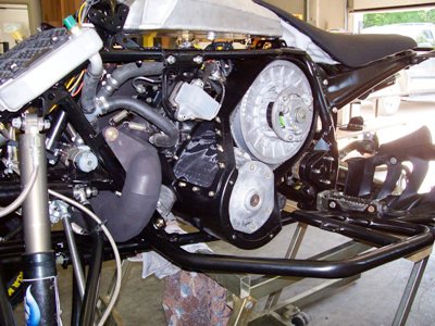 ZR450 single with drive/driven clutches