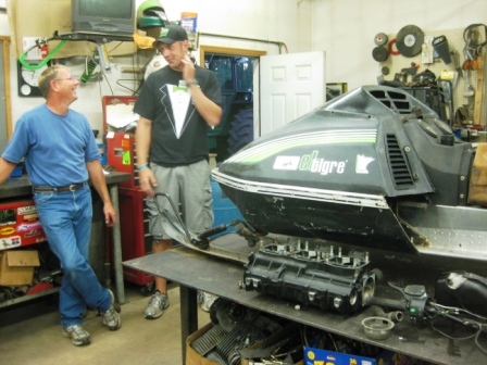 Dimmerman (left) and Eric Bergstrom plan more lunacy