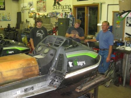 Inside Aaron Scheele's shop