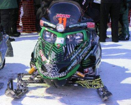Todd Palin's Arctic Cat F6 tells the story Todd Palin's Arctic Cat F6 tells the story