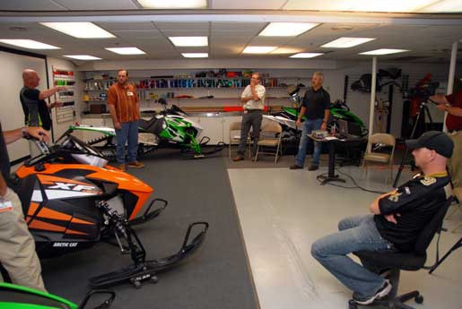 Friesen watches as his studio is turned into a media circus