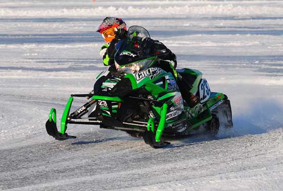 Team Arctic Cat's Brian Dick won Pine Lake, photo by Urquhart