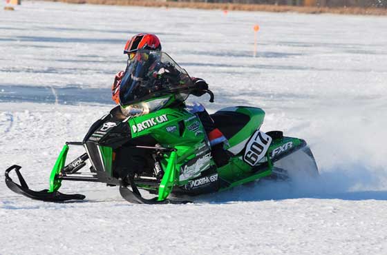 Team Arctic Cat racer Jordan Torgerson, photo by sledracer.com Team Arctic Cat racer Jordan Torgerson, photo by sledracer.com