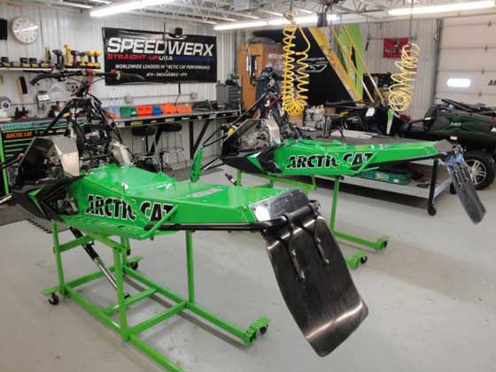 Brian & Paul Dick's 2012 Arctic Cat Iron Dog race sleds