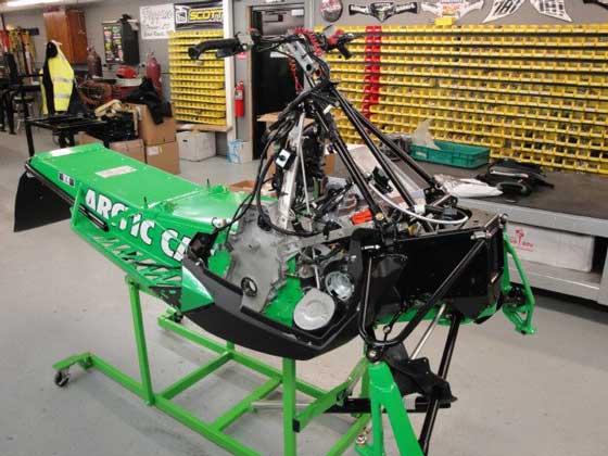 Brian & Paul Dick's 2012 Arctic Cat Iron Dog race sleds
