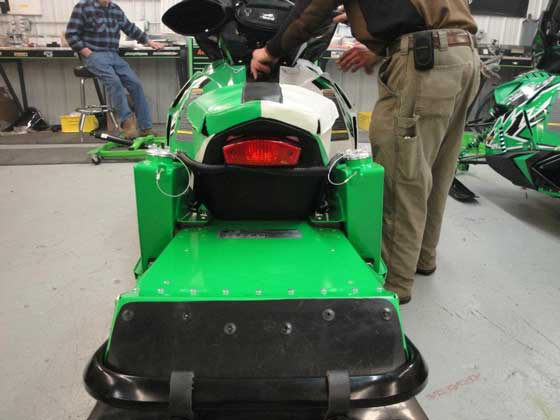 Brian & Paul Dick's 2012 Arctic Cat Iron Dog race sleds