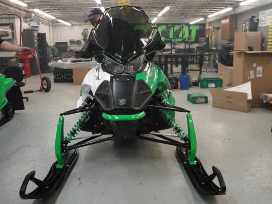 Brian & Paul Dick's 2012 Arctic Cat Iron Dog race sleds
