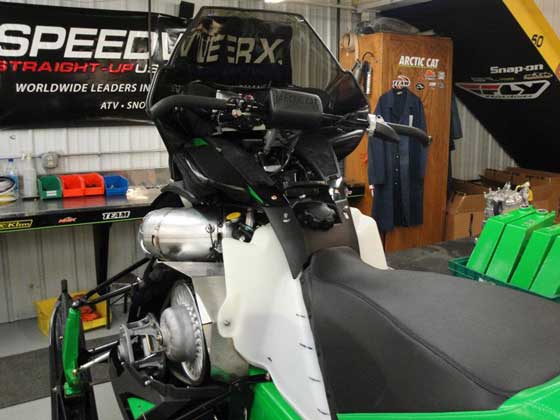 Brian & Paul Dick's 2012 Arctic Cat Iron Dog race sleds