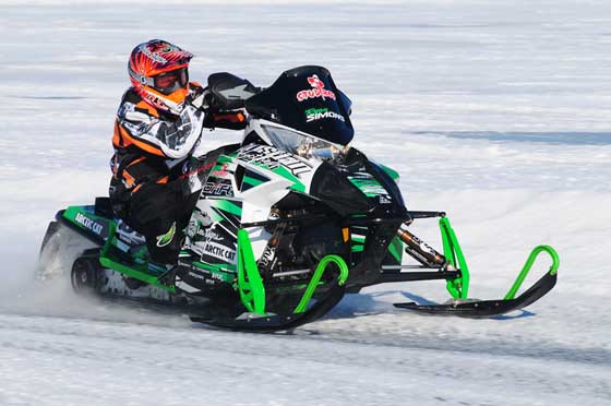 Ryan Simons of the CBR/Arctic Cat Race Team Ryan Simons of the CBR/Arctic Cat Race Team