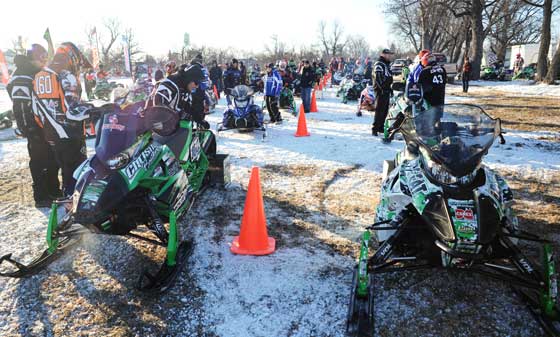 Grafton USCC cross-country snowmobile race Grafton USCC cross-country snowmobile race