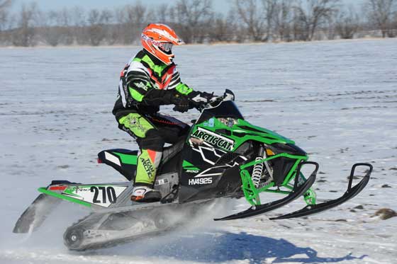 Team Arctic Cat racer Garth Reinking Team Arctic Cat racer Garth Reinking