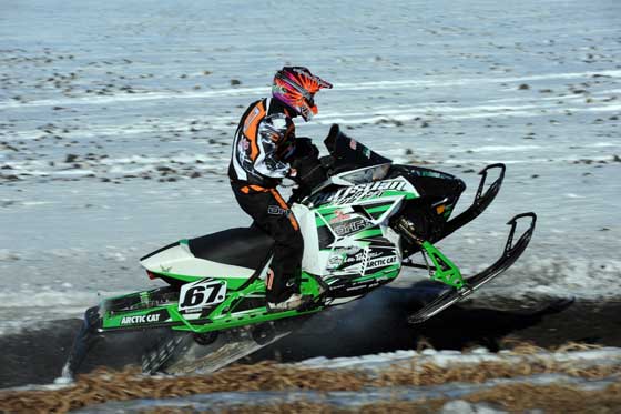 Team Arctic Cat racer, Ryan Simons Team Arctic Cat racer, Ryan Simons