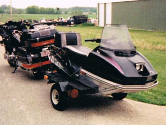Webmaster's frankenstein towing situation with an Arctic Cat Panther Webmaster's frankenstein towing situation with an Arctic Cat Panther