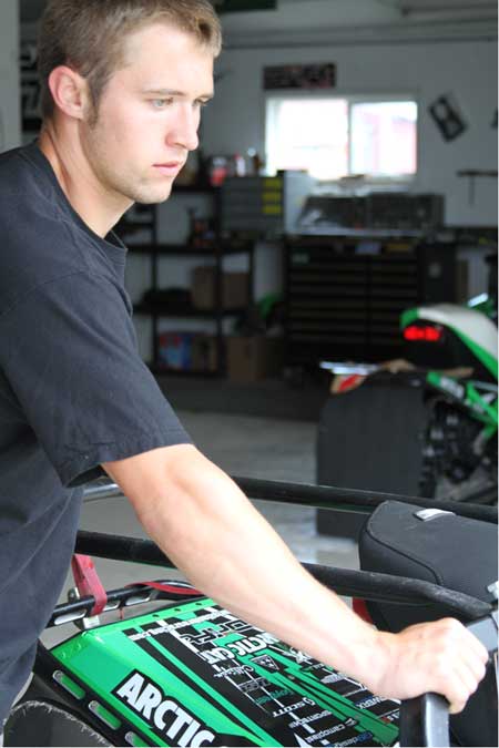 Team Arctic Cat racer Logan Christian