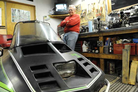 Inside John Anderson's shop Inside John Anderson's shop