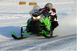 Team Arctic Cat/Christian Bros. Racing Brian Dick wins DL. Photo: SledRacer.com Team Arctic Cat/Christian Bros. Racing Brian Dick wins DL. Photo: SledRacer.com