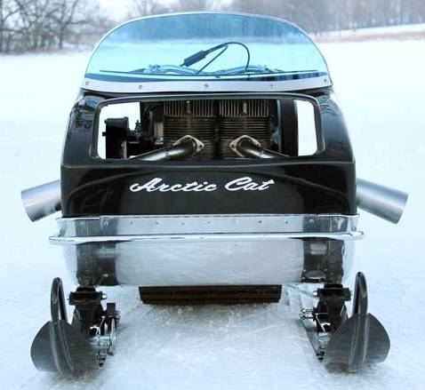 Replica of Roger Janssen's 1969 World Championship Arctic Cat Panther Mod built by Tom Ische Replica of Roger Janssen's 1969 World Championship Arctic Cat Panther Mod built by Tom Ische