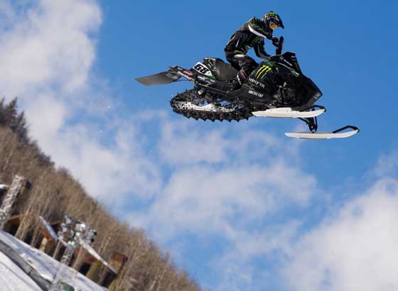Tucker Hibbert six-peats at the ESPN X Games (photo by John Hanson) Tucker Hibbert six-peats at the ESPN X Games (photo by John Hanson)