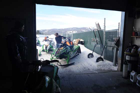 Inside and outside Arctic Cat's Test Facility