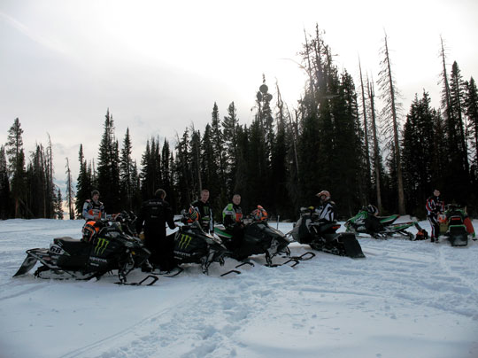 Team Arctic Racers testing in Colorado