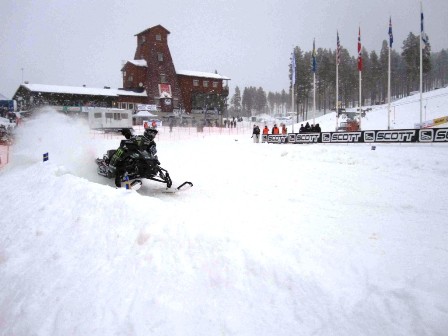 Tucker Hibbert racing in Sweden