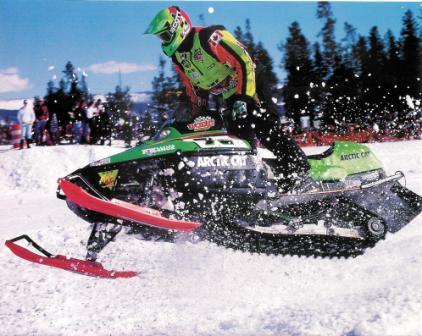 Blair Morgan on Team Arctic in West Yellowstone, 1998