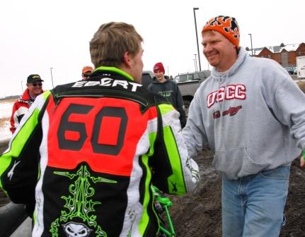 Ebert and USCC President Pat Mach