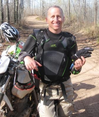 Moto-testing Arctic Cat vest and gloves