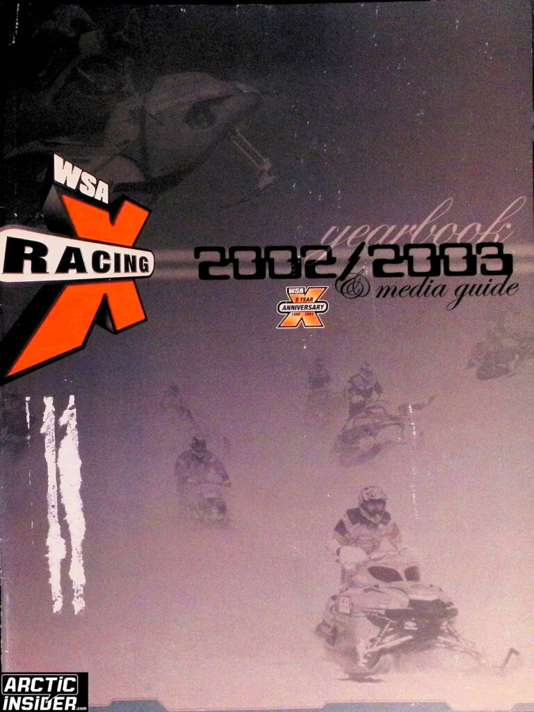 2002-2003 WSA SNOCROSS RACING YEARBOOK