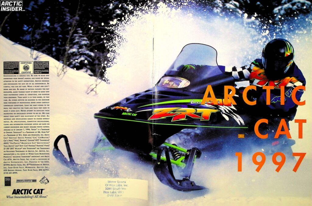 LEGACY UPDATE: 1997 ARCTIC CAT BROCHURE AND 2023 PRODUCT PHOTOS