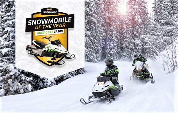 2018 ARCTIC CAT ZR200 SNOWMOBILE OF THE YEAR AD