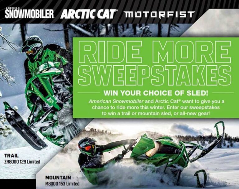 2015 ARCTIC CAT RIDE MORE SWEEPSTAKES