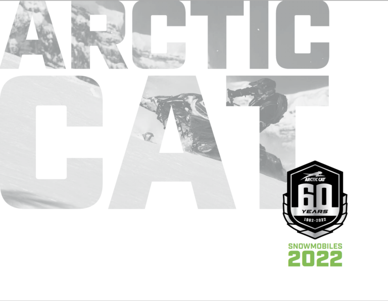 2022 ARCTIC CAT SNOWMOBILES FULL MODEL LINE BROCHURE PDF