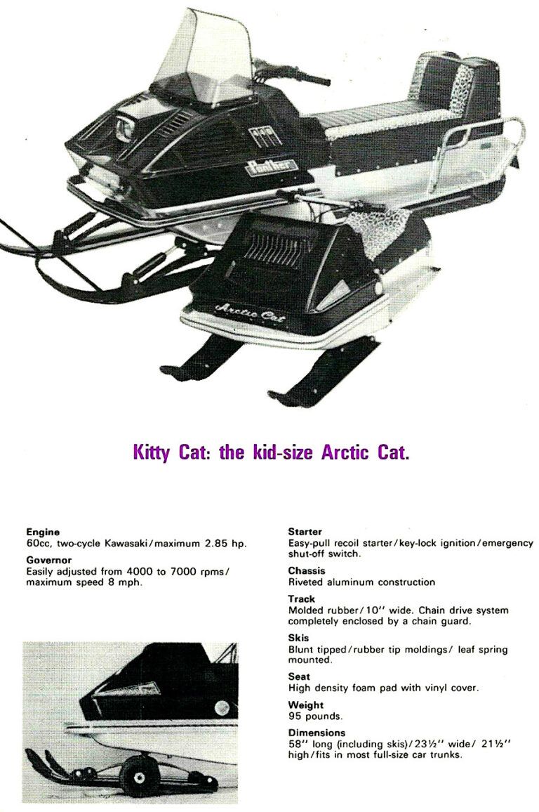 1972 ARCTIC CAT BROCHURE
