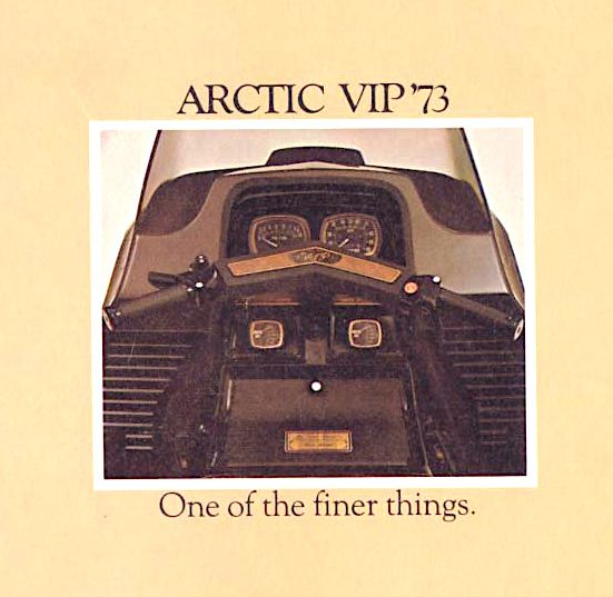 1973 ARCTIC CAT VIP BROCHURE