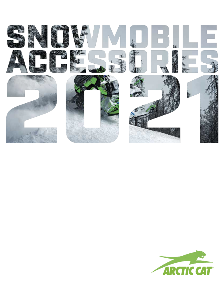2021 ARCTIC CAT SNOWMOBILES ACCESSORIES BROCHURE PDF