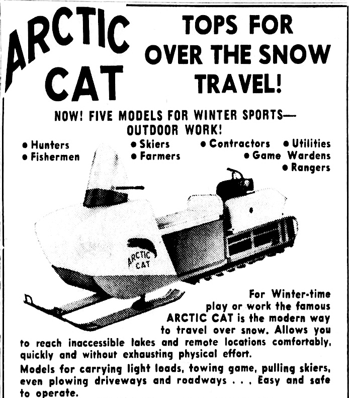 1964 ARCTIC CAT AD