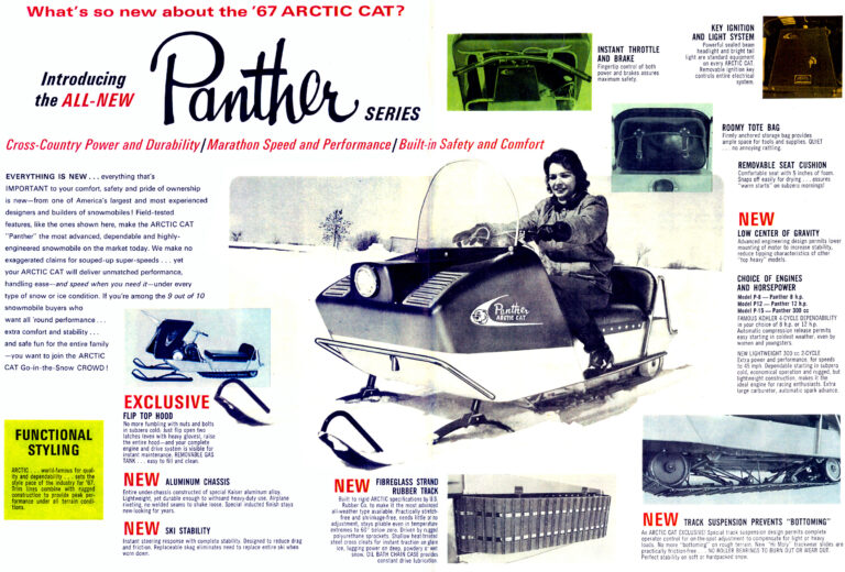 1967 ARCTIC CAT PANTHER BROCHURE