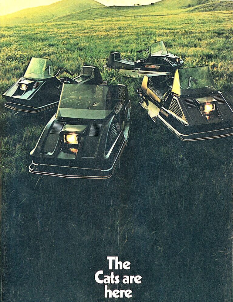 1972 THE CATS ARE HERE ARCTIC CAT BROCHURE