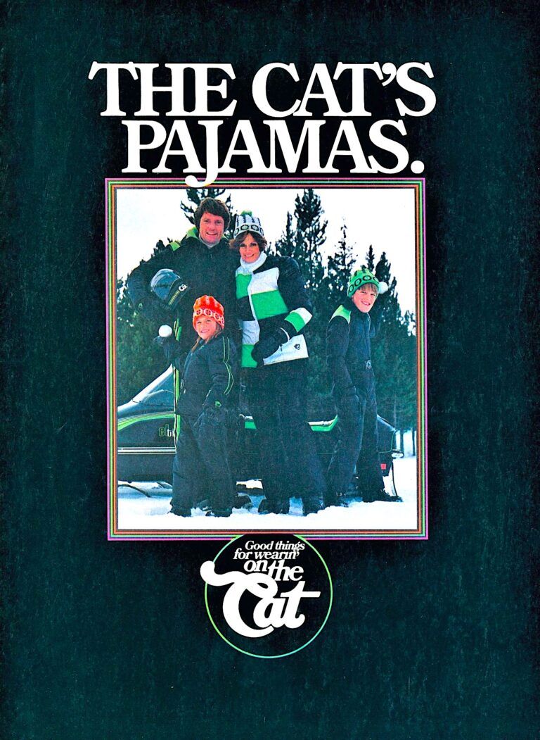 1978 ARCTIC CAT CATS PAJAMAS AD