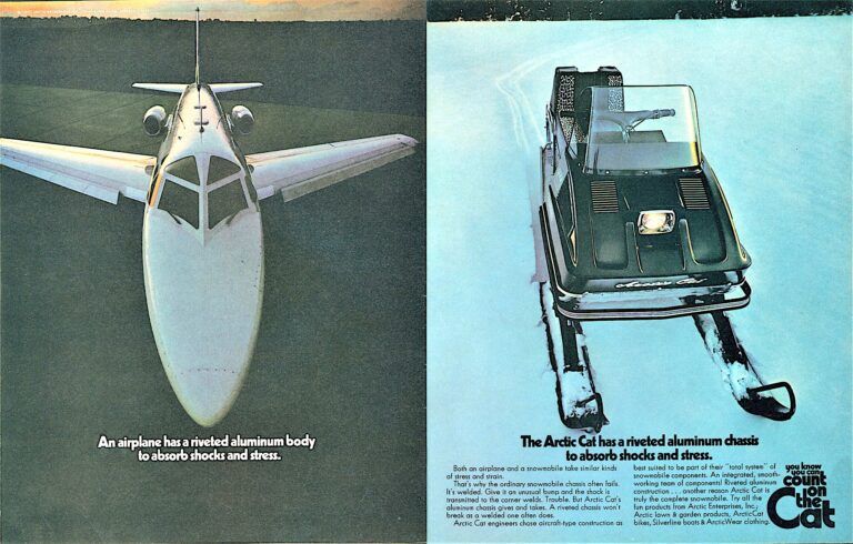 1972 ARCTIC CAT RIVETED CHASSIS AD