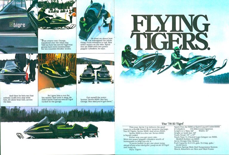 1978 ARCTIC CAT FLYING TIGRES AD