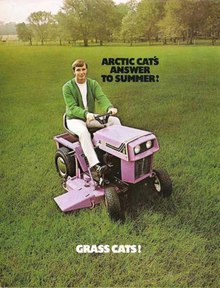 1972 ARCTIC ENTERPRISES GRASS CAT AD