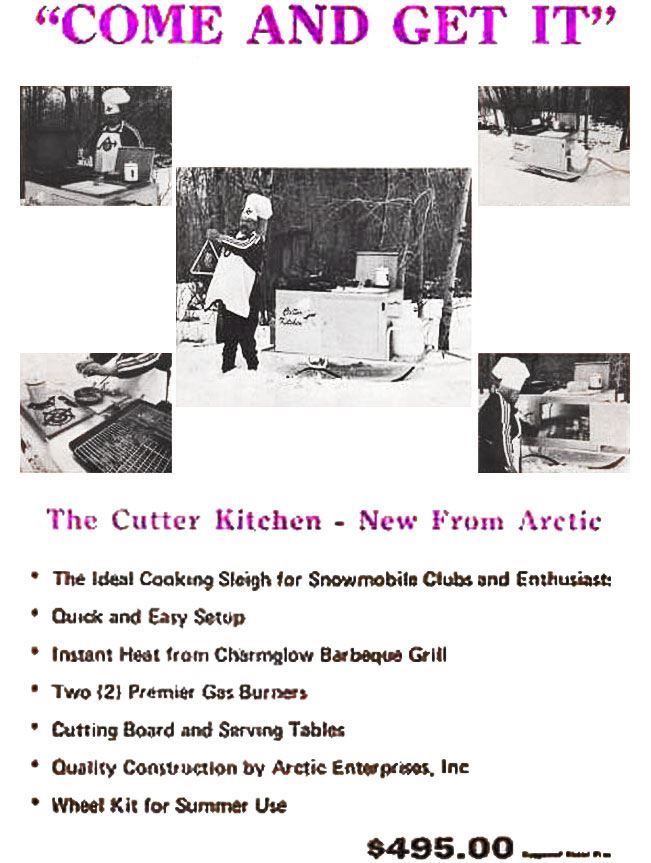 1971 ARCTIC CAT KITCHEN CUTTER AD