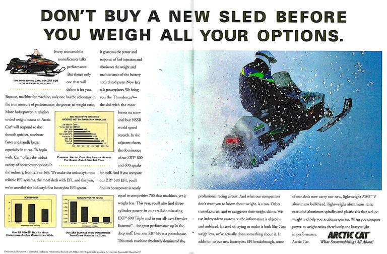 1997 ARCTIC CAT POWER OPTIONS AD