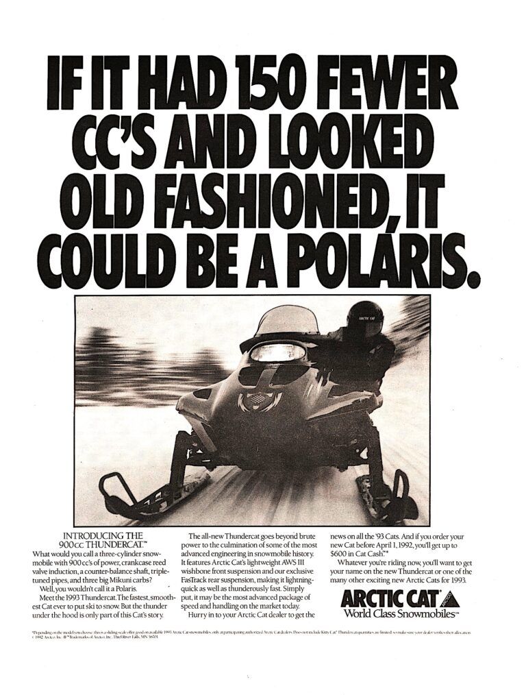 1993 ARCTIC CAT THUNDERCAT AD
