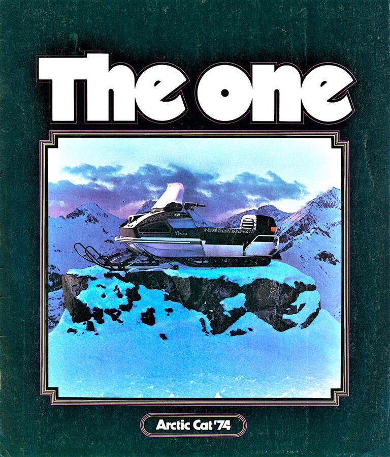 1974 ARCTIC CAT THE ONE AD
