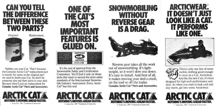 1988 ARCTIC CAT ACCESSORIES AD