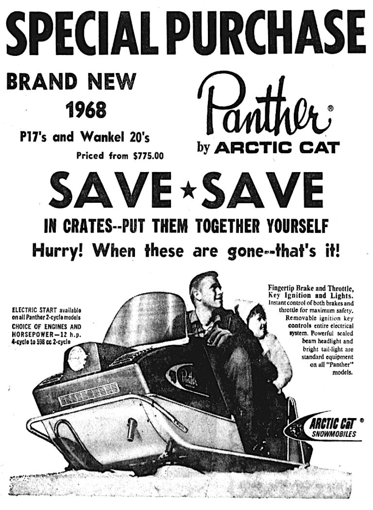 1968 ARCTIC CAT AD
