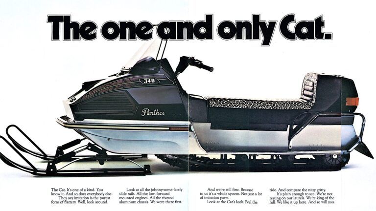 1974 ARCTIC CAT THE ONE AND ONLY CAT AD